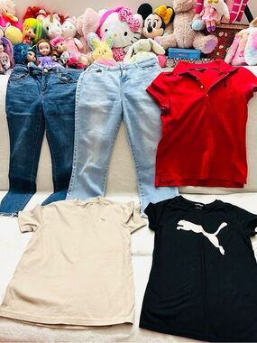 Lot Girl Clothes Size 14-16 Years Puma, Polo Ralph Lauren Excellent Condition